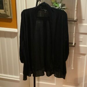 Elegant Black Women's Cardigan